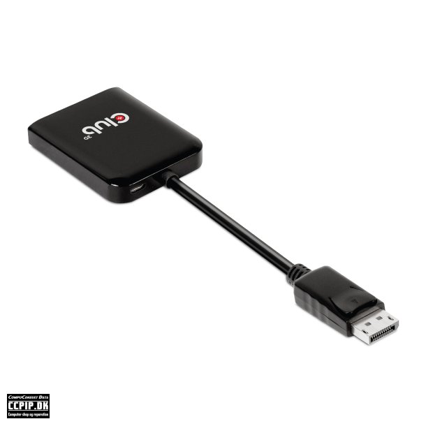 Club 3D Videoadapter DisplayPort / HDMI 20cm Sort