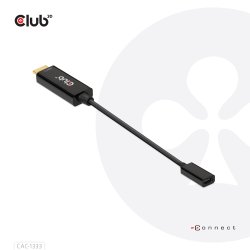 Club 3D Videoadapterkabel HDMI / USB 22cm Sort