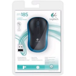 Logitech M185 Optisk Trdls Bl