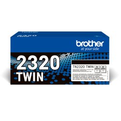 Brother TN 2320 TWIN Sort 2600 sider