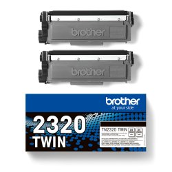Brother TN 2320 TWIN Sort 2600 sider