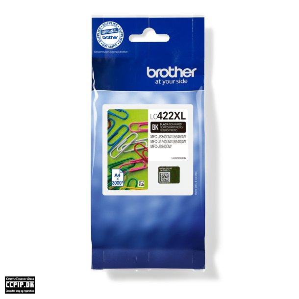 Brother LC 422XL Sort 3000 sider