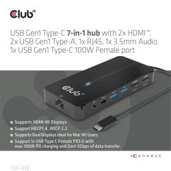Club 3D CSV-1595 Dockingstation