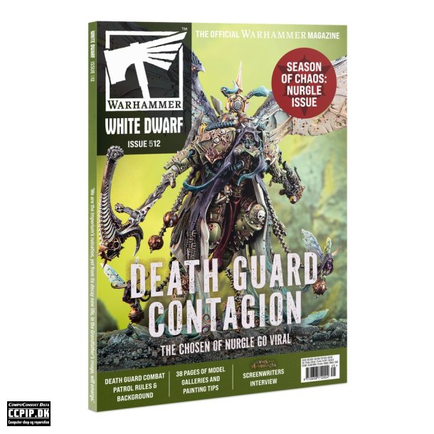 WARHAMMER ENGELSK MNEDSMAGASIN - WHITE DWARF 512 MAJ-25 (ENGLISH) 