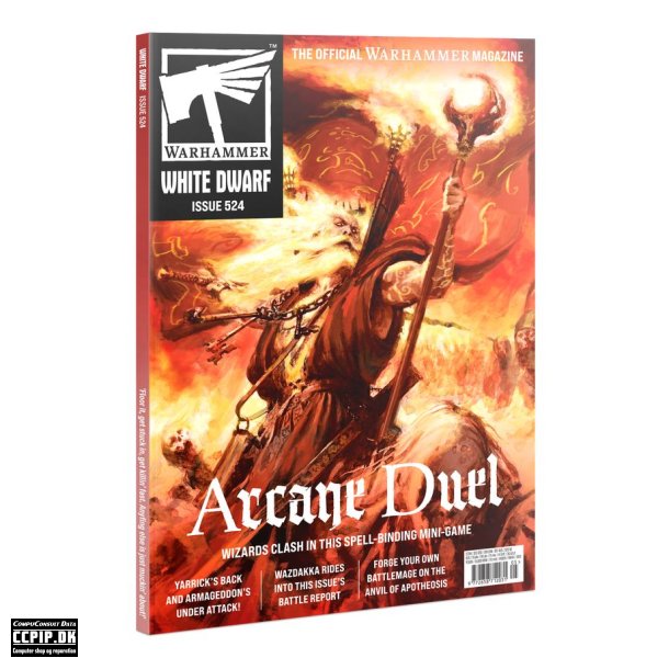 WARHAMMER ENGELSK M�NEDSMAGASIN - WHITE DWARF 524 MARTS-26 (ENGLISH) 