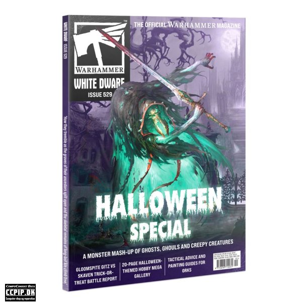 WARHAMMER ENGELSK M�NEDSMAGASIN - WHITE DWARF 529 OKTOBER-26 (ENGLISH) 