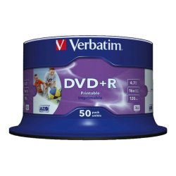 Verbatim 50x DVD+R 4.7GB Spindel