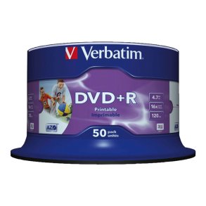 Verbatim 50x DVD+R 4.7GB Spindel
