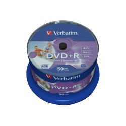 Verbatim 50x DVD+R 4.7GB Spindel