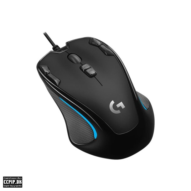 Logitech G300S Optisk Kabling Sort