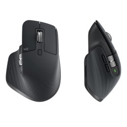 Logitech Master Series MX MASTER 3S Optisk Trdls Sort