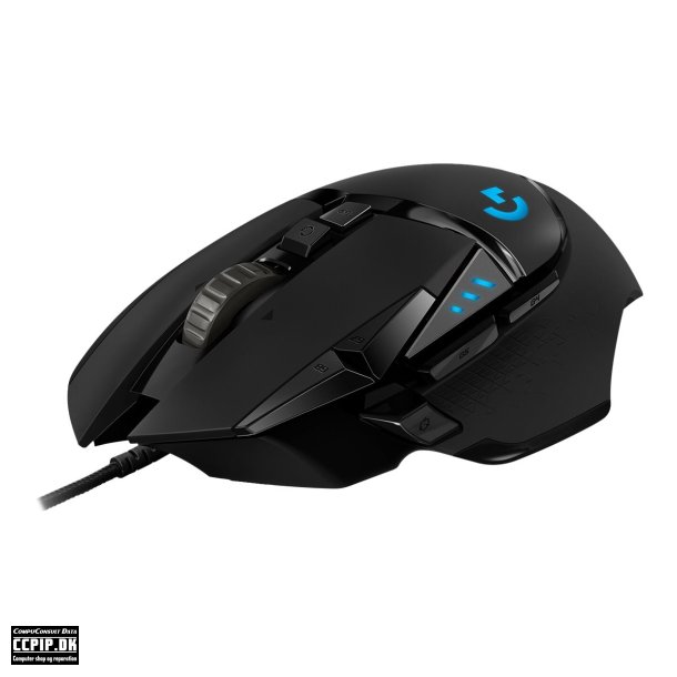 Logitech Gaming Mouse G502 (Hero) Optisk Kabling Sort