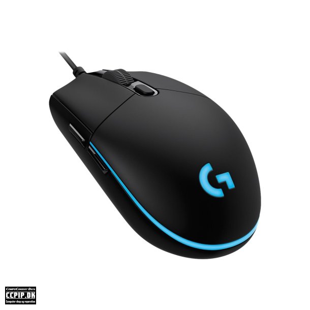 Logitech Gaming Mouse G Pro (Hero) Optisk Kabling Sort