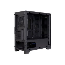 Inter-Tech H-606 Trn Micro-ATX Ingen strmforsyning Sort