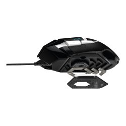 Logitech Gaming Mouse G502 (Hero) Optisk Kabling Sort Hvid
