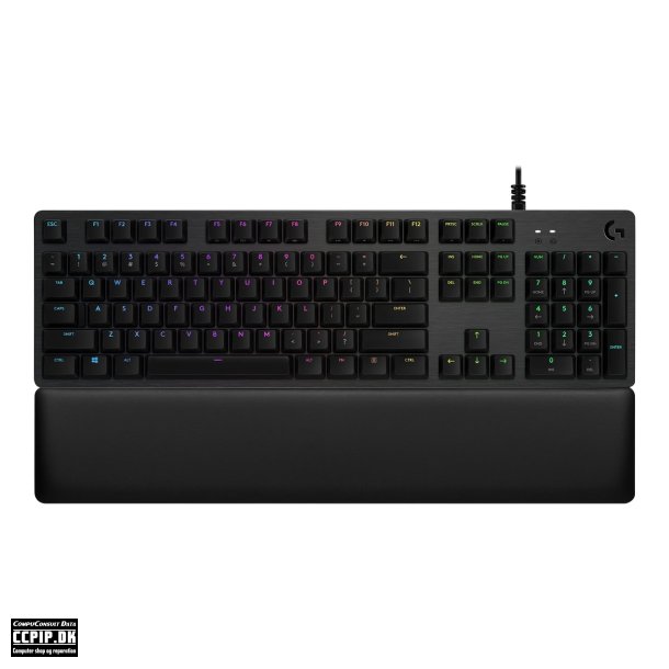 Logitech Gaming G513 Tastatur Mekanisk LIGHTSYNC Kabling Nordisk