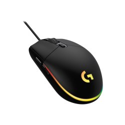Logitech Gaming Mouse G203 LIGHTSYNC Optisk Kabling Sort