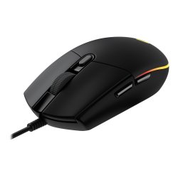 Logitech Gaming Mouse G203 LIGHTSYNC Optisk Kabling Sort