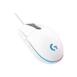 Logitech Gaming Mouse G203 LIGHTSYNC Optisk Kabling Hvid