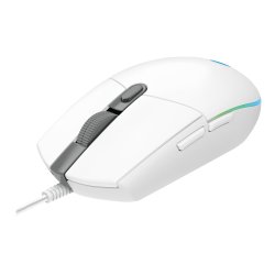 Logitech Gaming Mouse G203 LIGHTSYNC Optisk Kabling Hvid