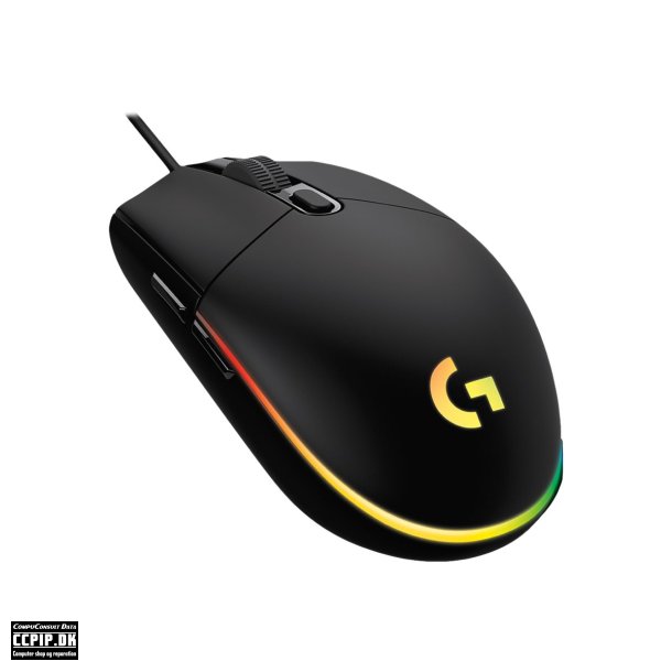 Logitech Gaming Mouse G102 LIGHTSYNC Optisk Kabling Sort