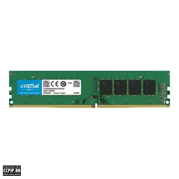 Gurgle tung vært Crucial DDR4 8GB 2666MHz CL19 Ikke-ECC - Hukommelsesmoduler - CCPIP.DK