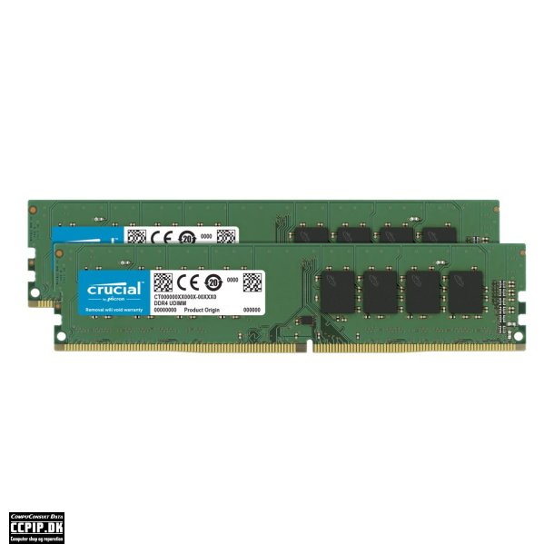 Crucial DDR4  32GB kit 3200MHz CL22  Ikke-ECC