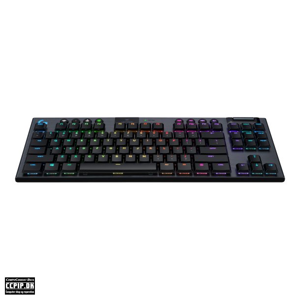 Logitech G915 TKL Tenkeyless LIGHTSPEED Wireless RGB Mechanical Gaming  Tastatur Mekanisk LIGHTSYNC Trdls Nordisk