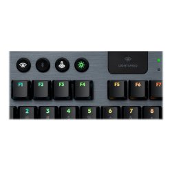 Logitech G915 TKL Tenkeyless LIGHTSPEED Wireless RGB Mechanical Gaming  Tastatur Mekanisk LIGHTSYNC Trdls Nordisk