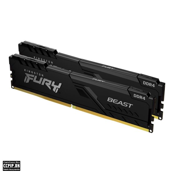 Kingston FURY Beast DDR4  32GB kit 3200MHz CL16  Ikke-ECC