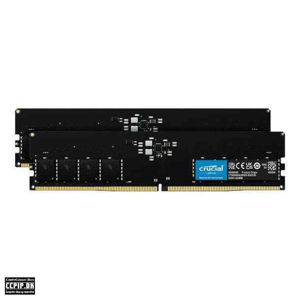 Crucial DDR5 32GB kit 4800MHz CL40 Ikke-ECC