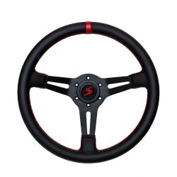 DriftShop 3 egeret sportsrat sort/r�d (70 mm Dish)