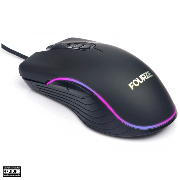 Fourze GM120 Gaming Mouse RGB Black
