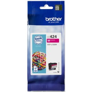 Brother LC 424M Magenta 750 sider Blk LC424M
