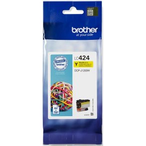 Brother LC 424Y Gul 750 sider Blk LC424Y