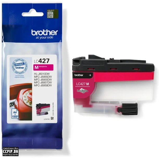 Brother LC 427M MAGENTA 1500 sider Blk LC427M