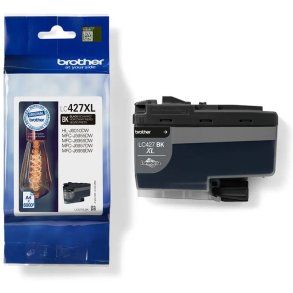 Brother LC 427XLBK Sort 6000 sider Blk LC427XLBK