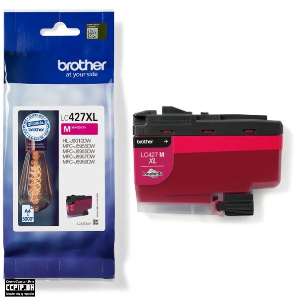 Brother LC 427XLM MAGENTA 5000 sider Blk LC427XLM