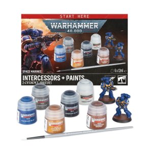 Citadel Space Marines: Intercessors + Paint Set (2026)  60-11
