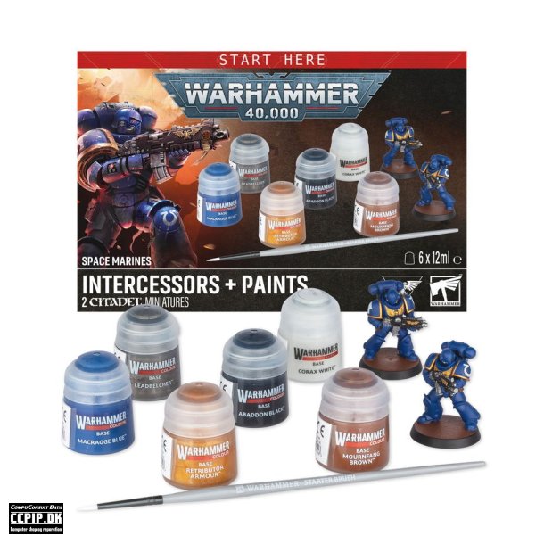 Citadel Space Marines: Intercessors + Paint Set (2026)  60-11