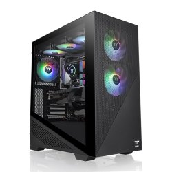 Thermaltake Divider 370 TG Black ARGB Mid Tower Kabinet
