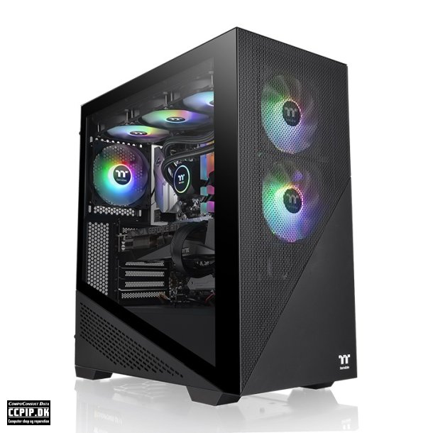 Thermaltake Divider 370 TG Black ARGB Mid Tower Kabinet