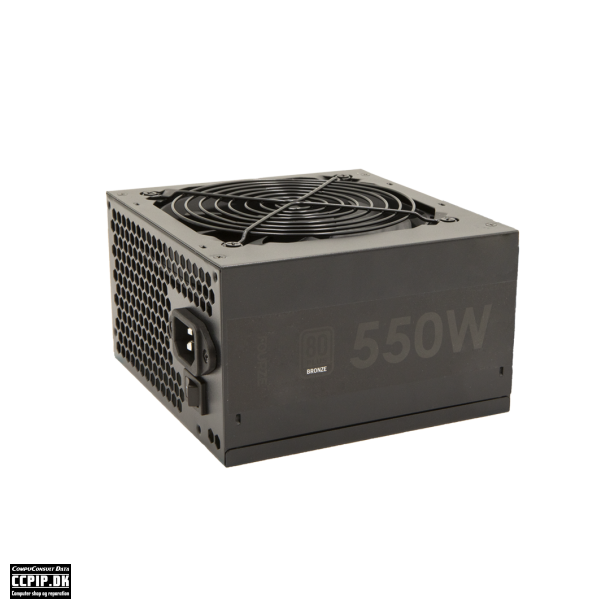 Fourze PS550w - Strmforsyning (intern) - ATX - 80 PLUS Bronze - AC 180-240 V - 550 Watt - Europa