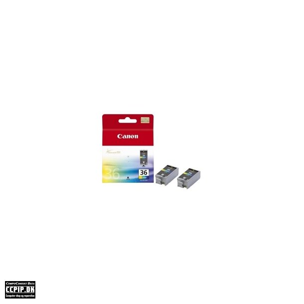 Canon CLI 36 Twin Pack Farve (cyan, magenta, gul) 249 sider