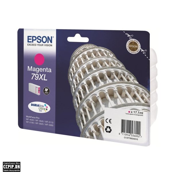 Epson 79XL - Magenta Ink (T7903) - Blkpatron Magenta