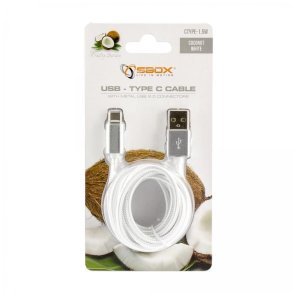Sbox USB til USB-C Kabel 1,5 Meter White / Hvid
