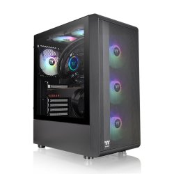 CCPIP Thermaltake S200 TG Black Core Ultra 7-265  32GB RAM  2TB M.2 RTX5070 12GB Windows 11 Pro