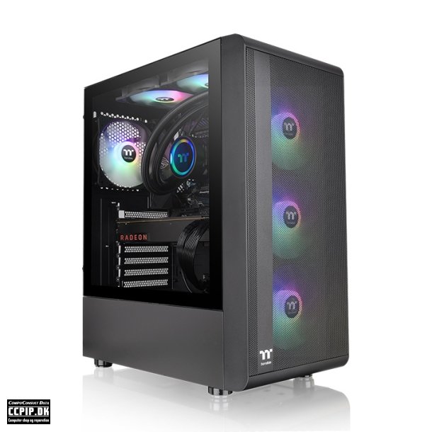 CCPIP Thermaltake S200 TG Black Core I5 14. GEN.  16GB RAM  1TB M.2 RTX5060Ti 8GB Windows 11 Pro